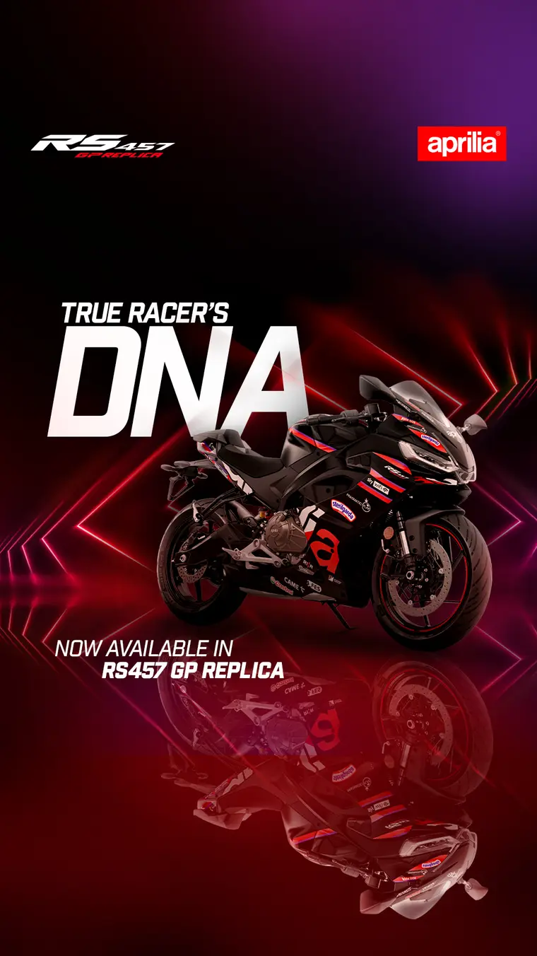 Aprilia ad creative: True Racer’s DNA