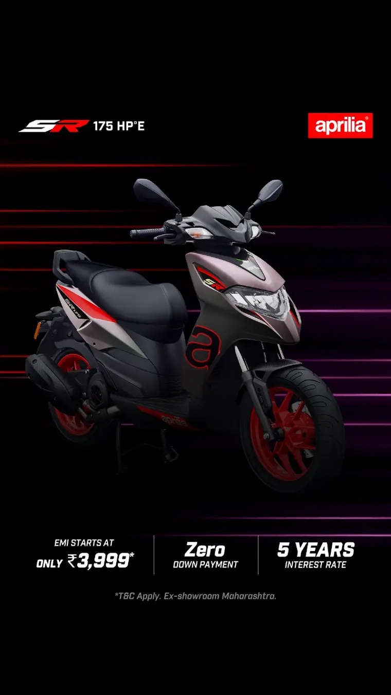 Aprilia ad creative: Aprilia SR 175 HP°E - Affordable Luxury
