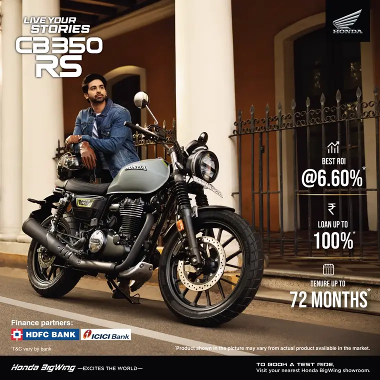 Honda 2-Wheelers ad creative: CB350 RS