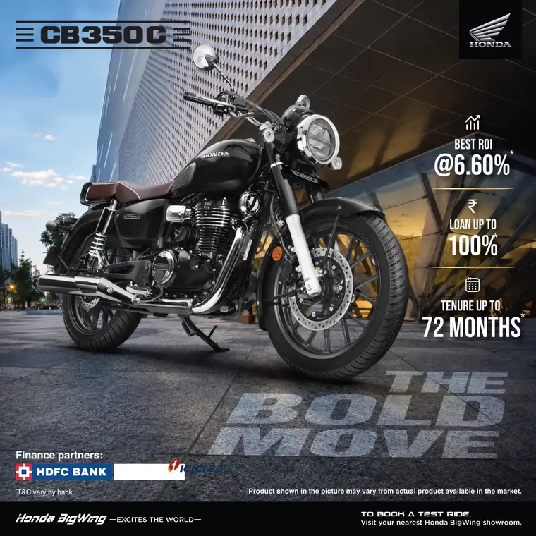 Honda 2-Wheelers ad creative: CB350C