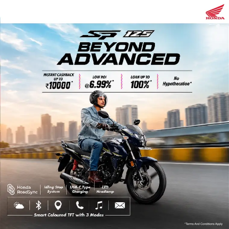 Honda 2-Wheelers ad creative: BEYOND ADVANCED