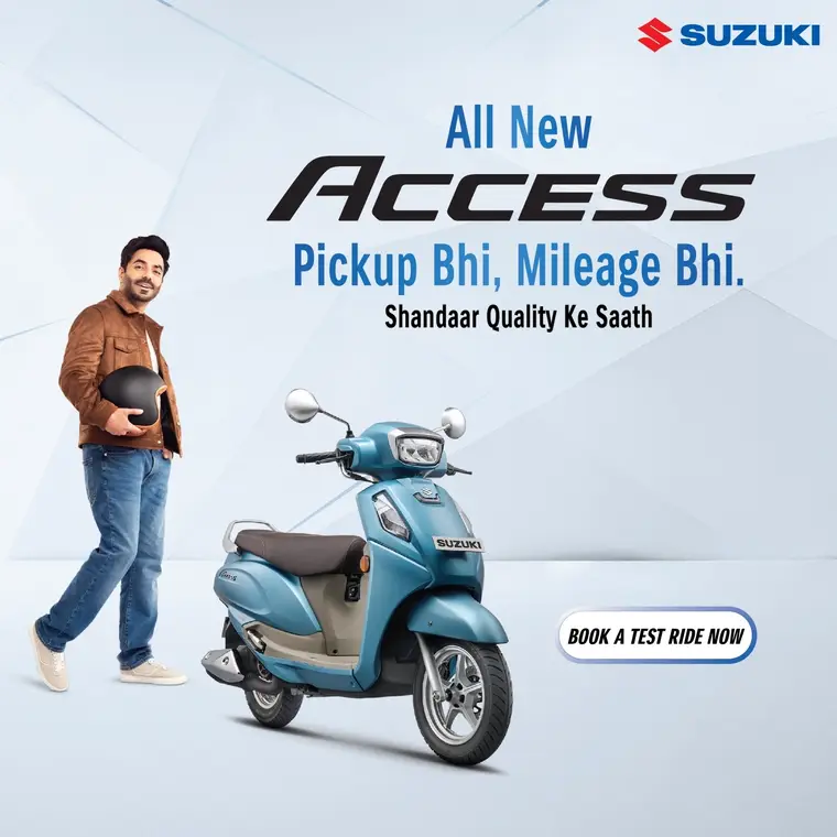 Suzuki ad creative: Suzuki Access 125 Ad