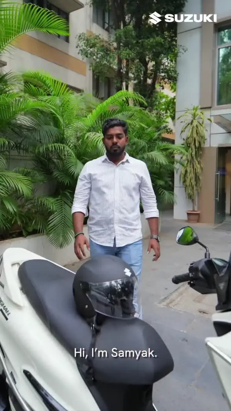Suzuki ad creative: BURGMAN THE ONE AND ONLY