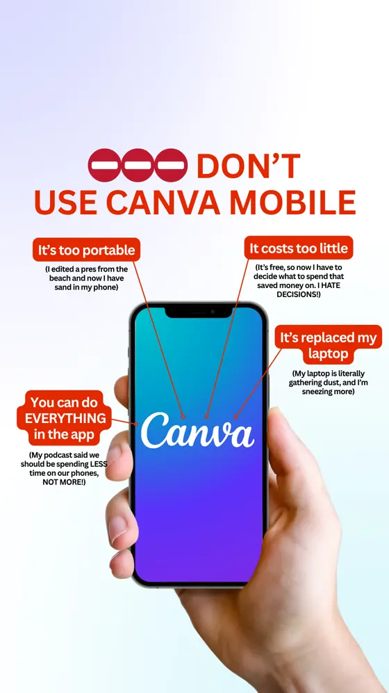 Canva Humour and meme ad