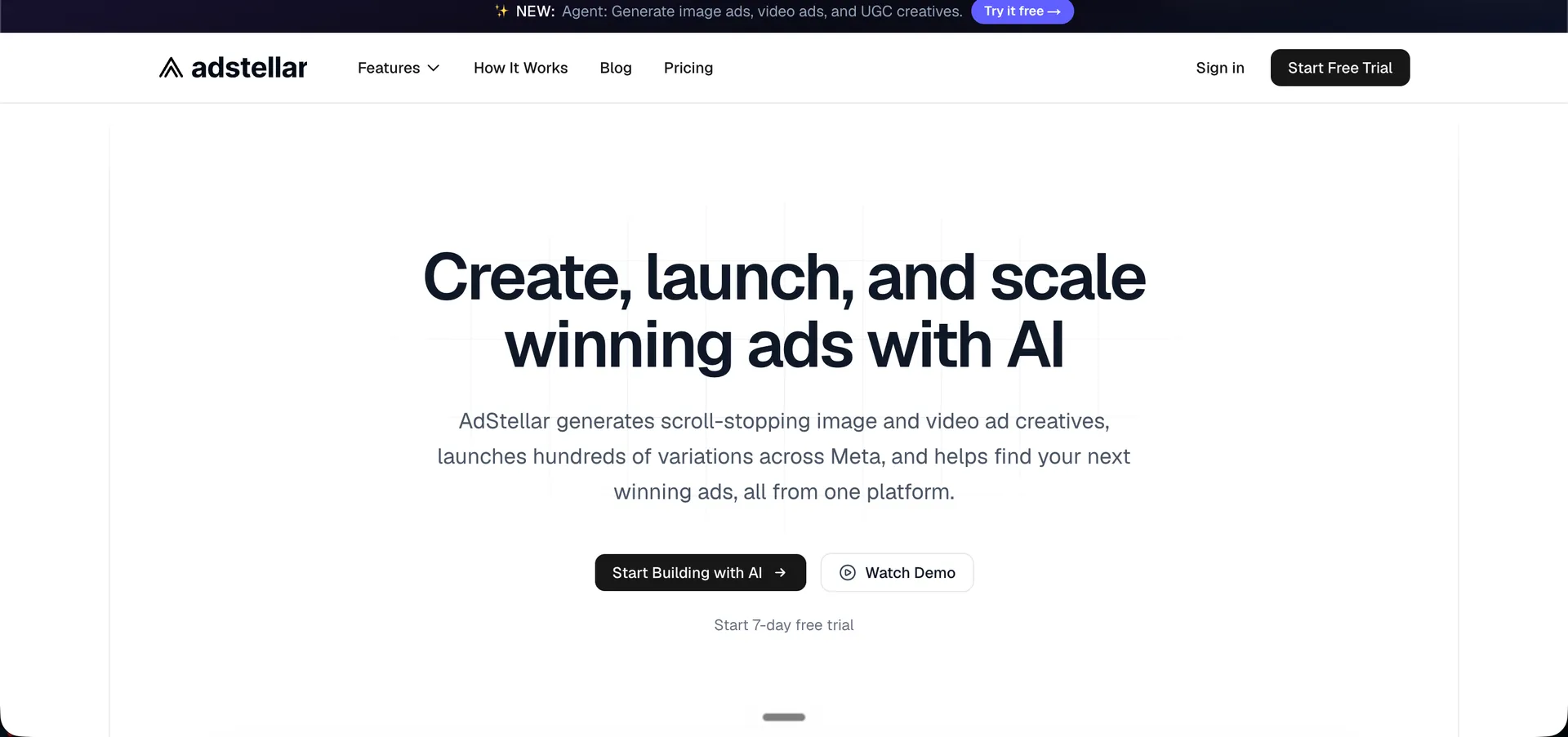 AdStellar interface
