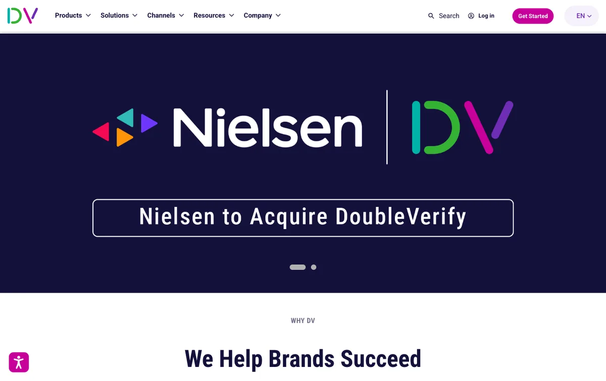 DoubleVerify homepage