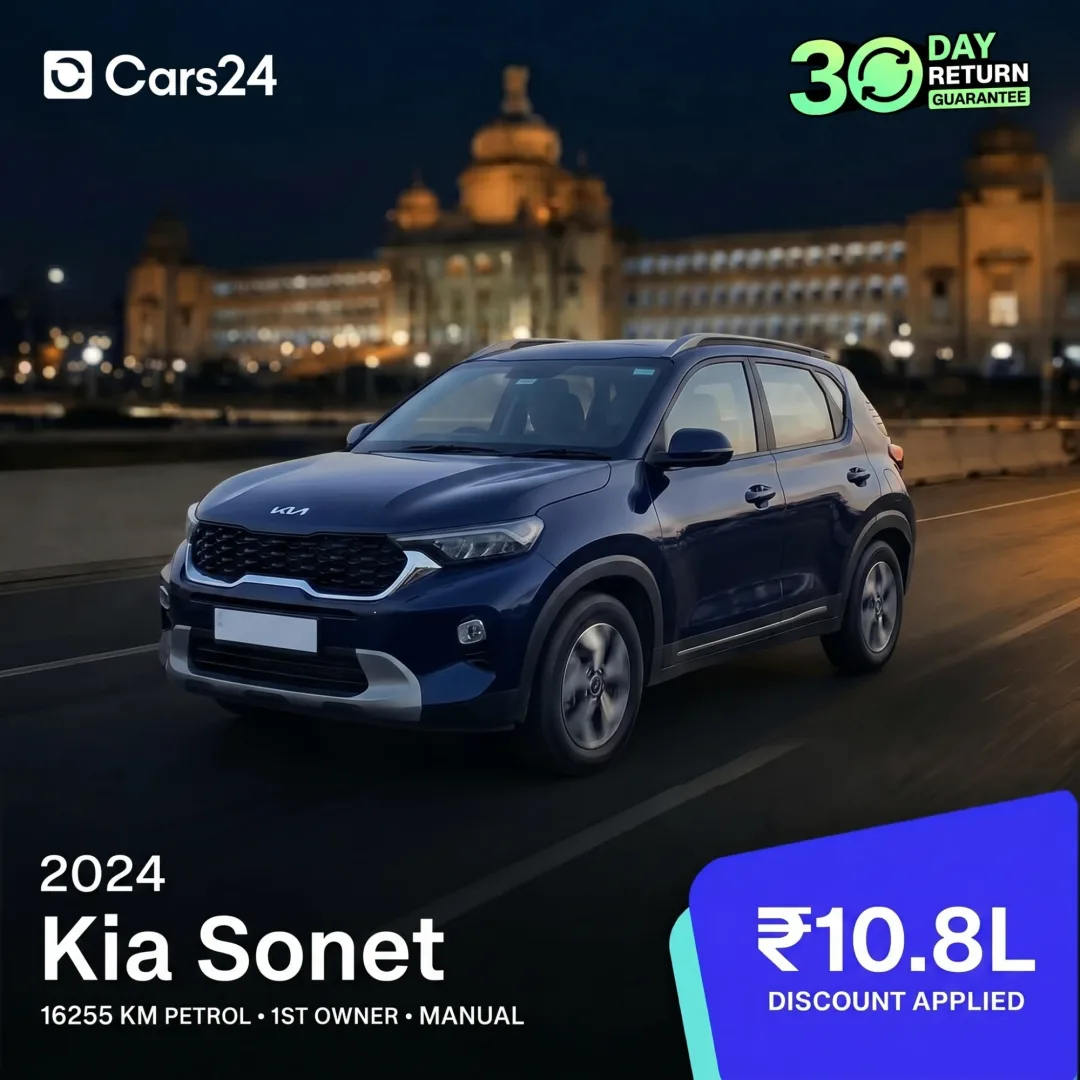 2024 Kia Sonet — creative built with Hawky