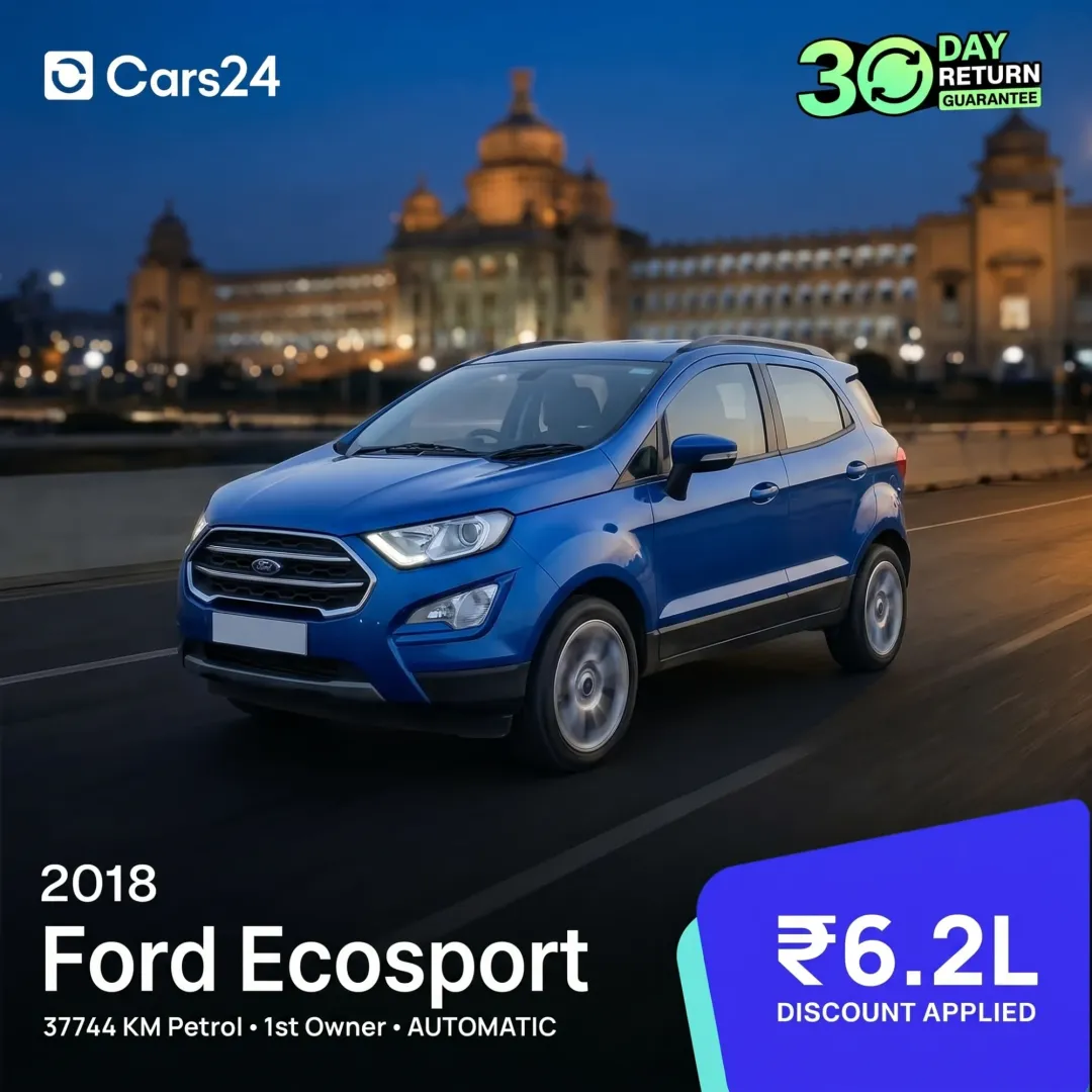 2018 Ford EcoSport — Cars24 creative made with Hawky