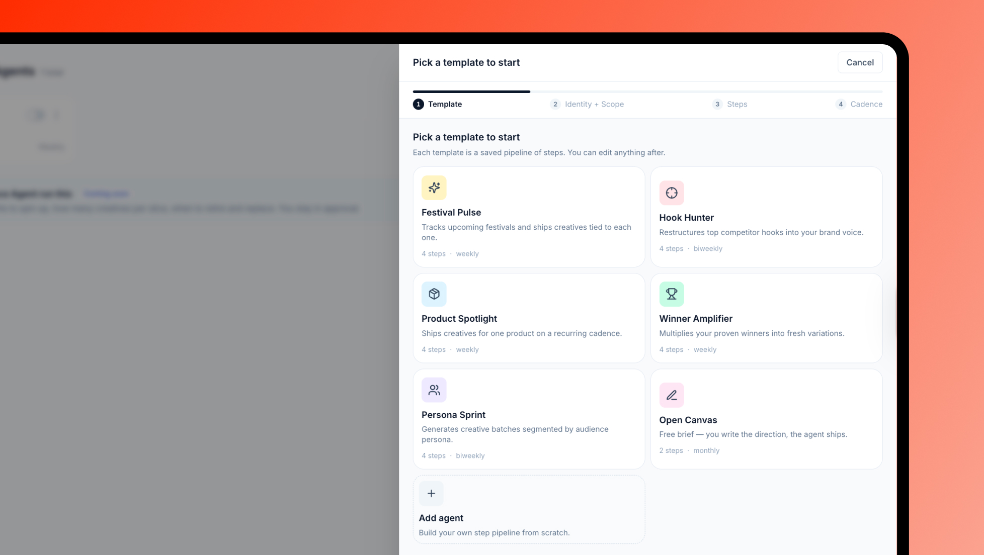 Creative Agent is live